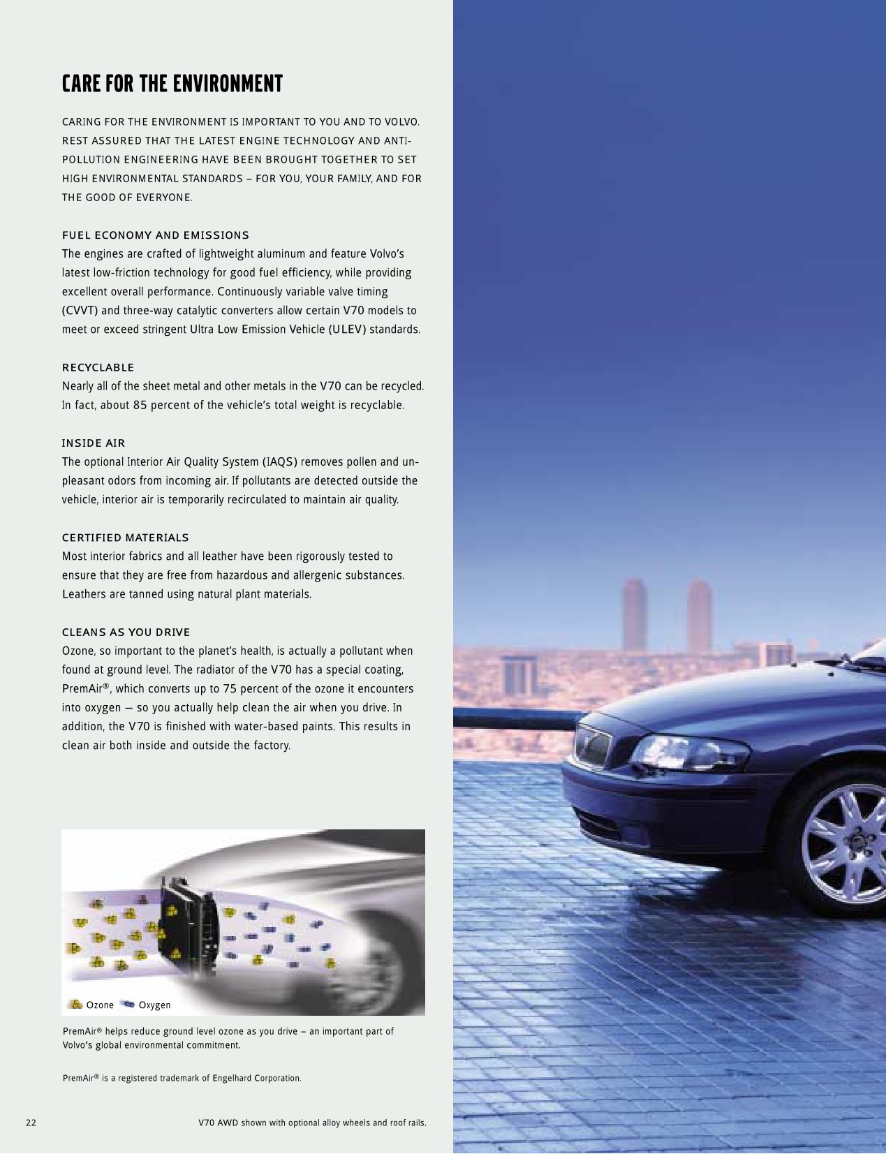2004 Volvo V70 Brochure Page 16